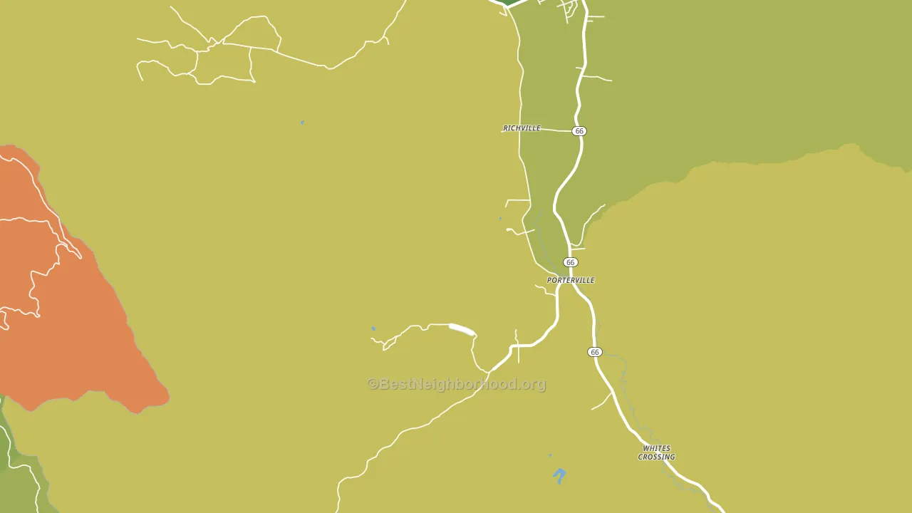 Richville, UT block-group voter-turnout map