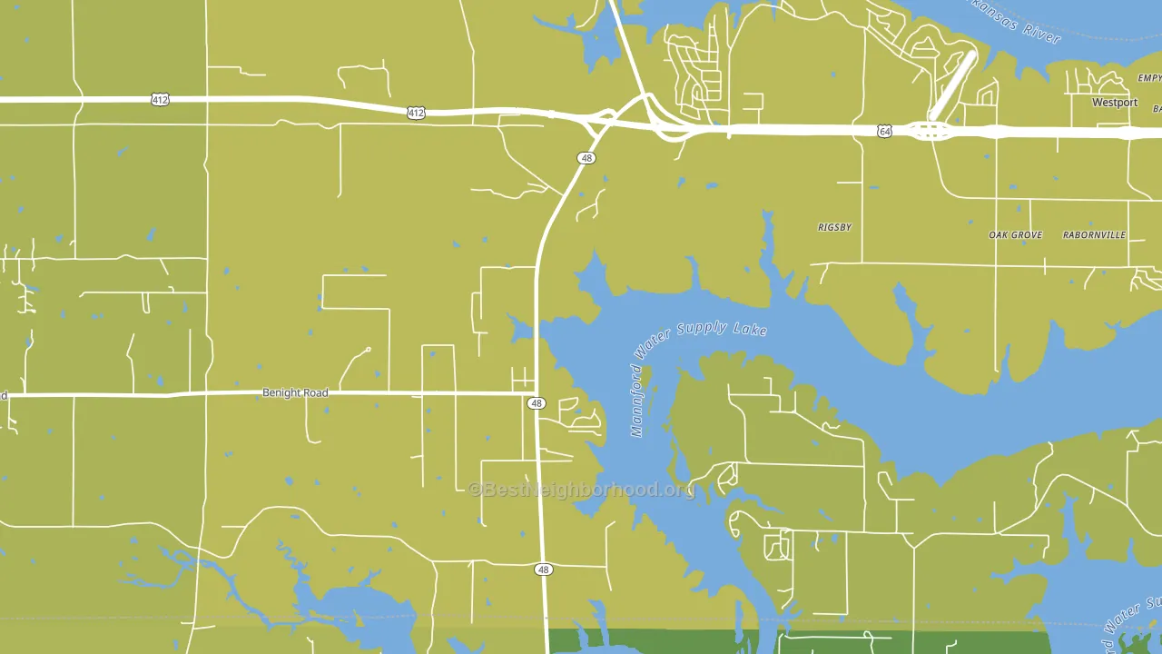 Rigsby, OK block-group voter-turnout map