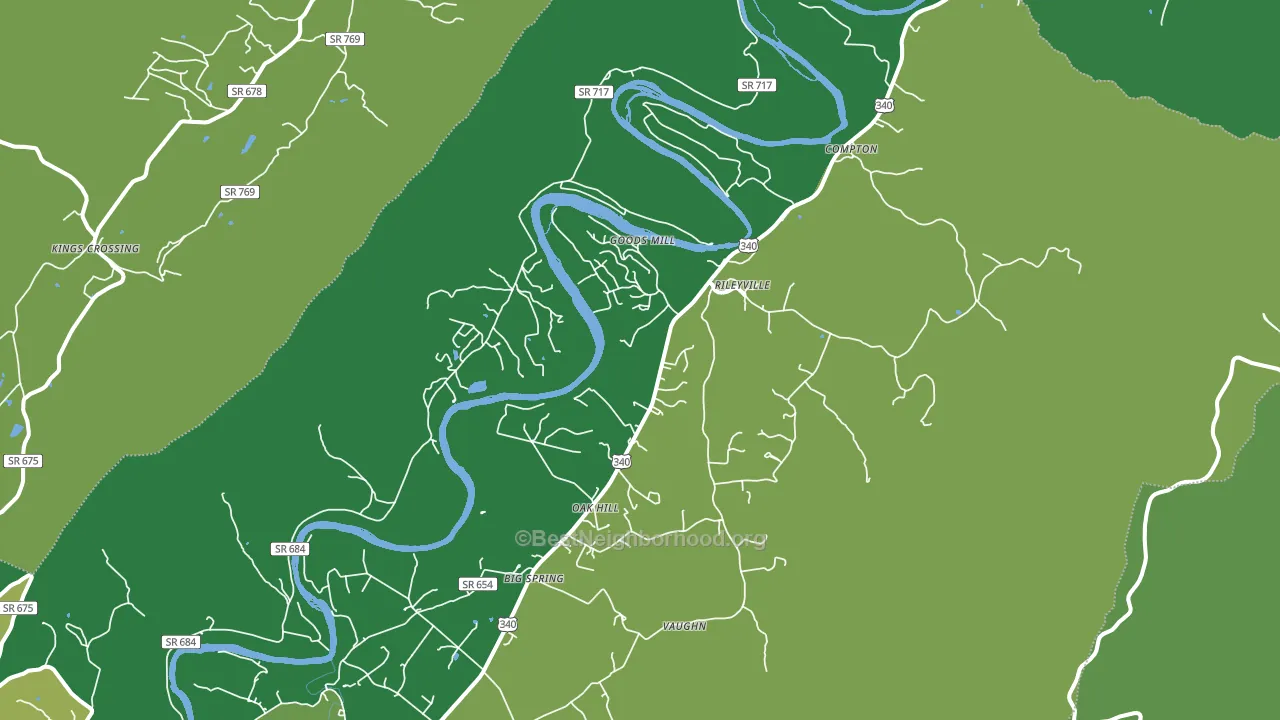 Rileyville, VA block-group voter-turnout map