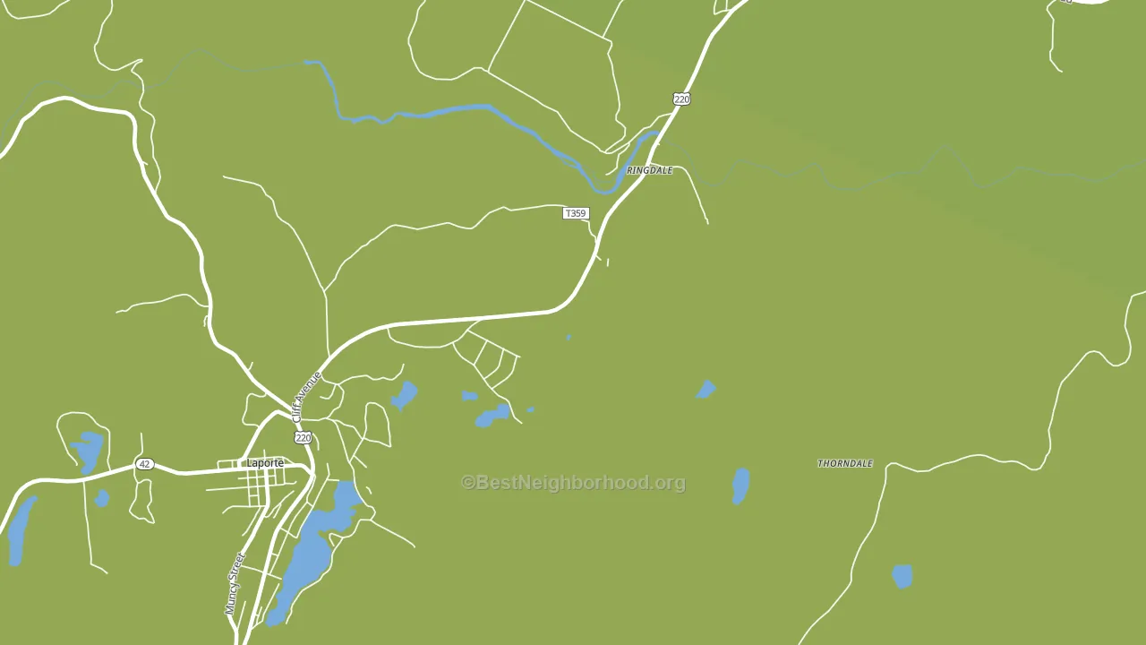 Ringdale, PA block-group voter-turnout map