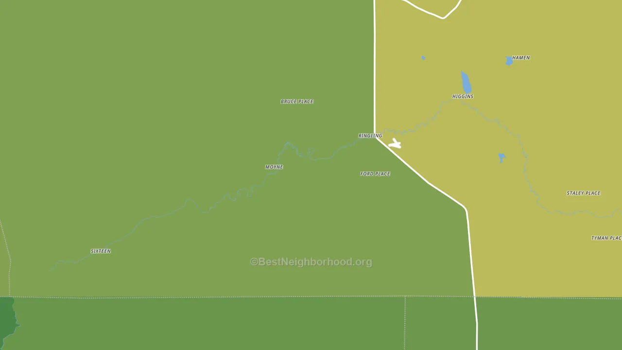 Ringling, MT block-group voter-turnout map