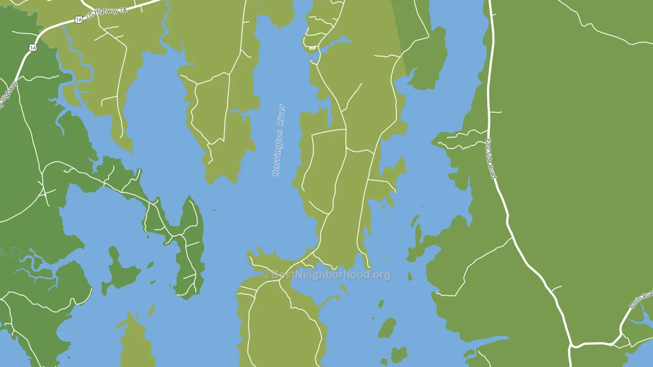 Ripley, ME block-group voter-turnout map