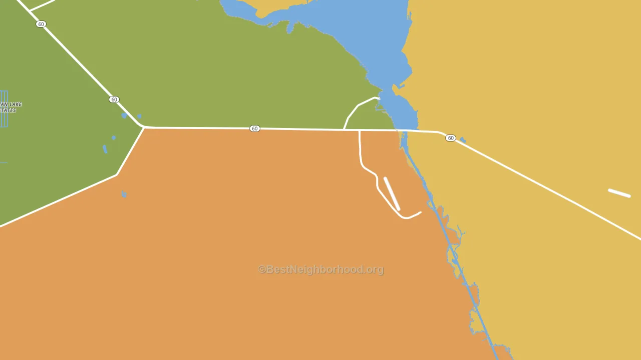 River Ranch, FL block-group voter-turnout map