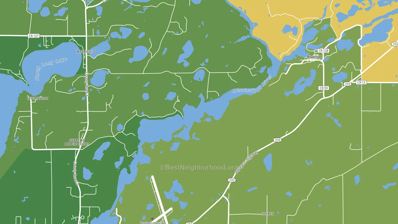Riverton, MN block-group voter-turnout map