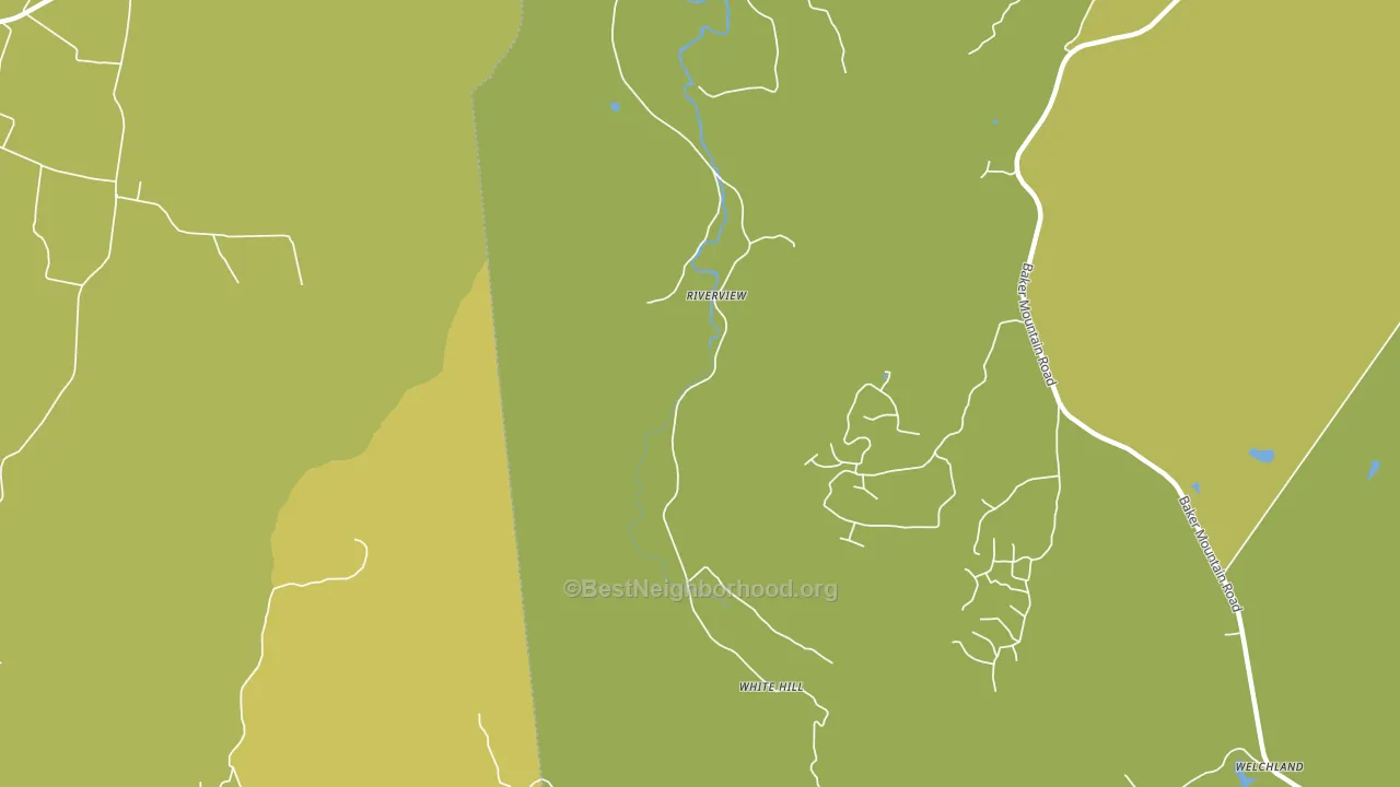 Riverview, TN block-group voter-turnout map