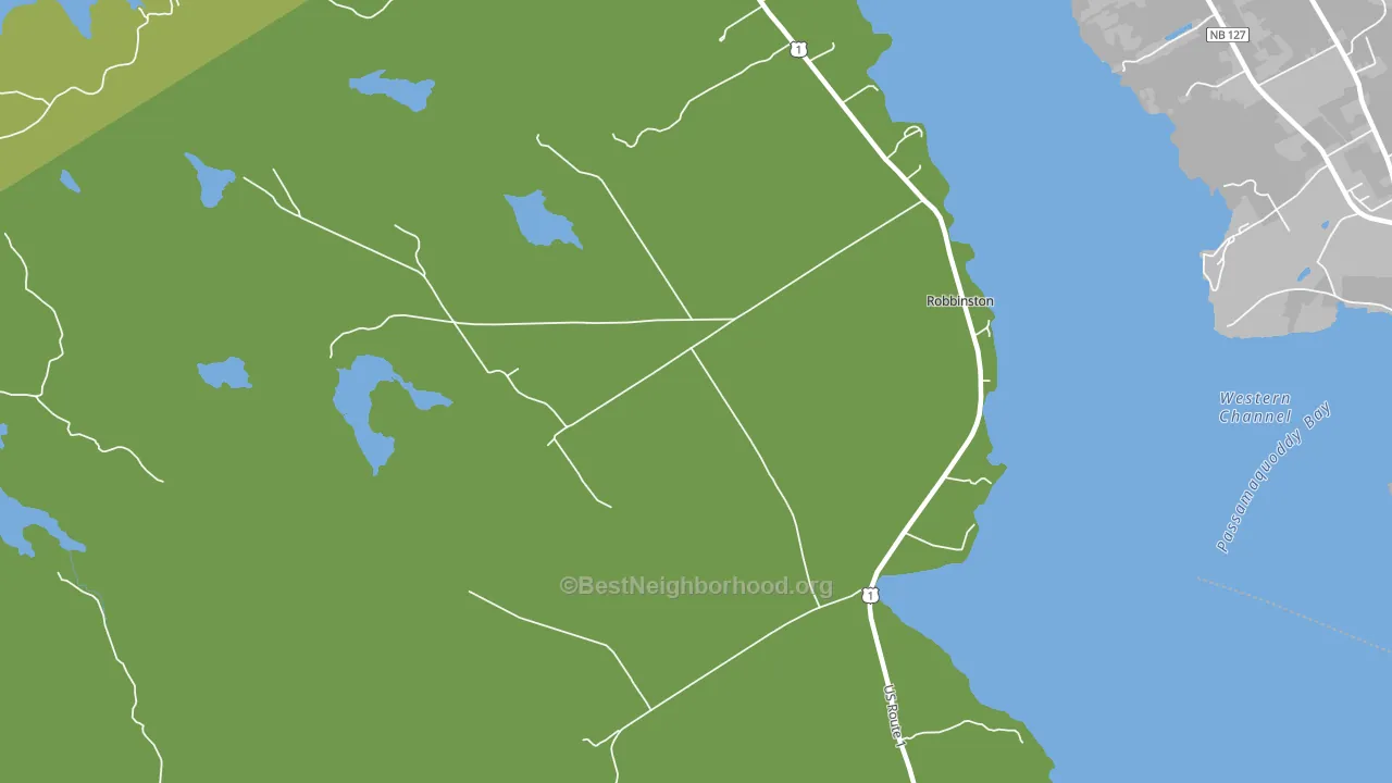 Robbinston, ME block-group voter-turnout map