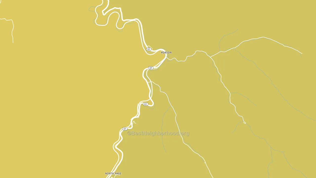 Robson, WV block-group voter-turnout map