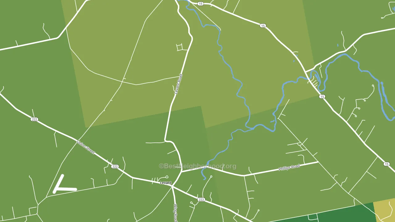 Robyville, ME block-group voter-turnout map