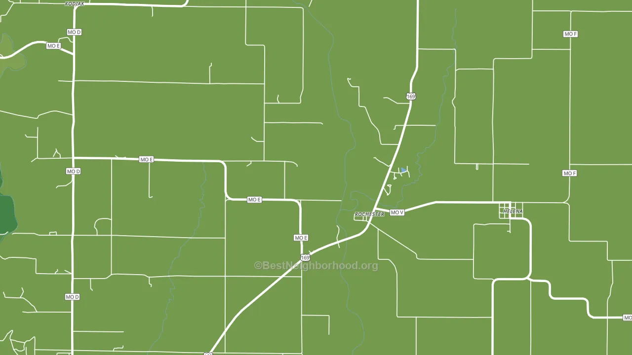 Rochester, MO block-group voter-turnout map