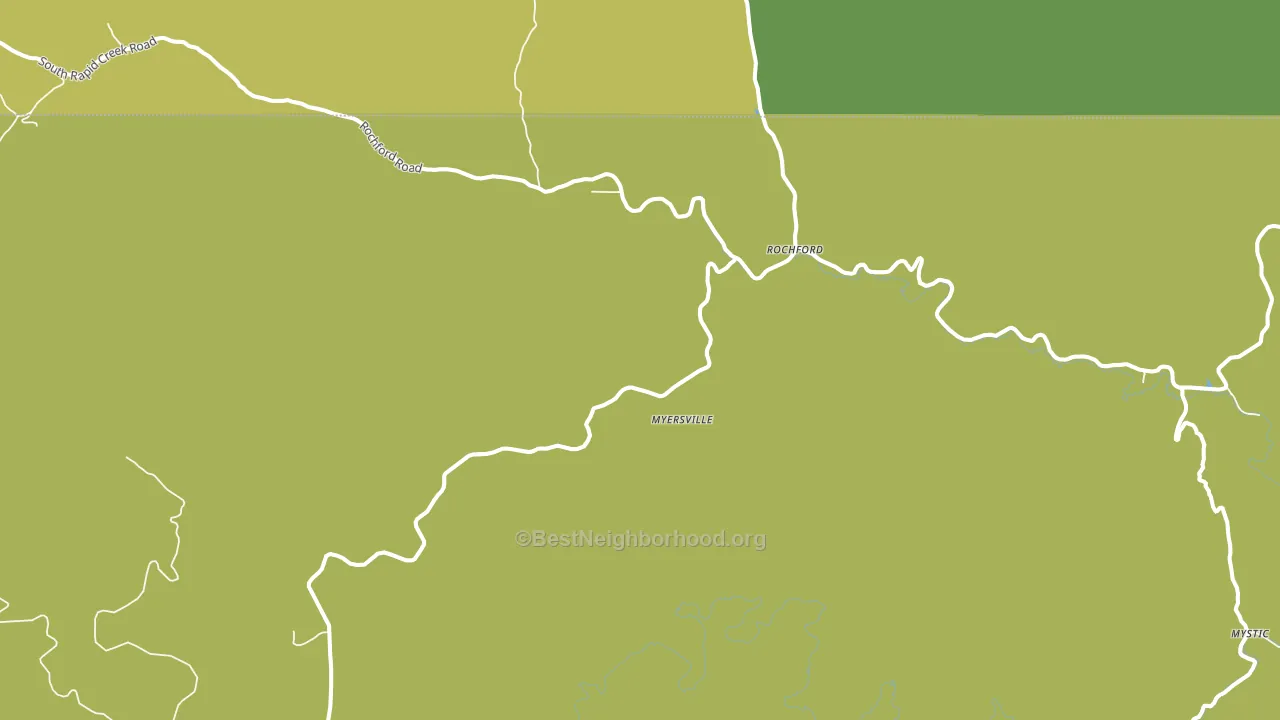 Rochford, SD block-group voter-turnout map