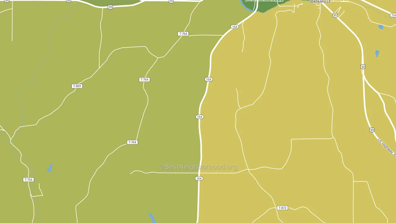 Rock Camp, OH block-group voter-turnout map