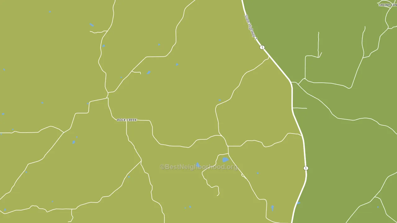 Rock Creek, IL block-group voter-turnout map