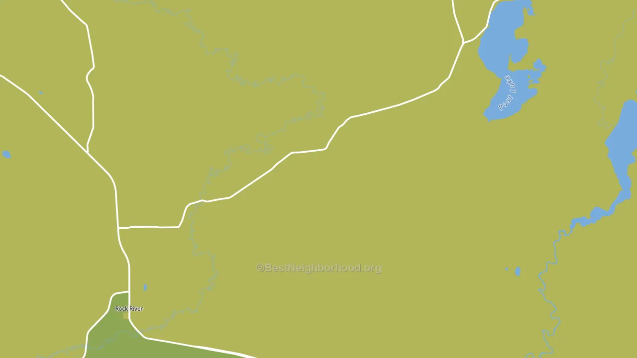 Rock River, WY block-group voter-turnout map