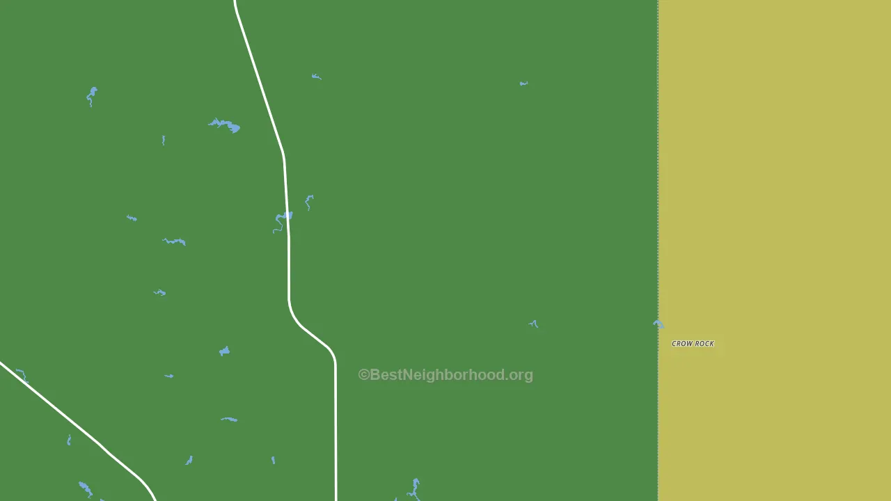 Rock Springs, MT block-group voter-turnout map