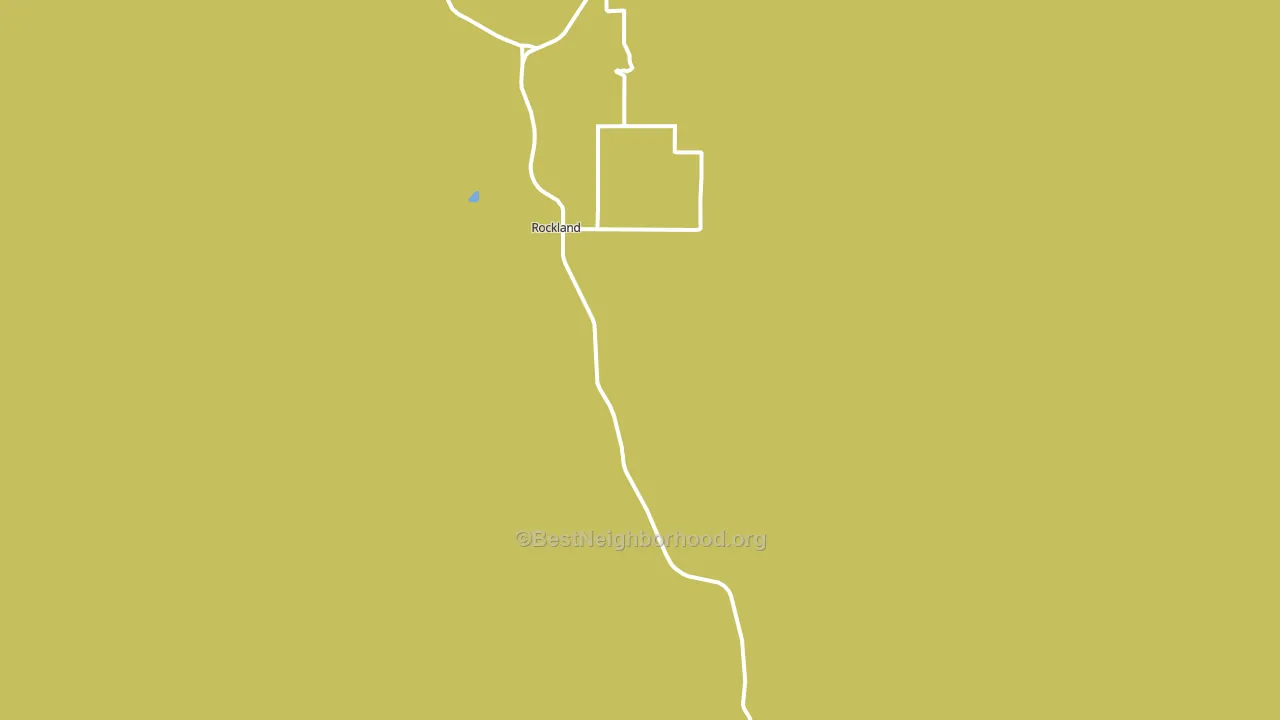 Rockland, ID block-group voter-turnout map