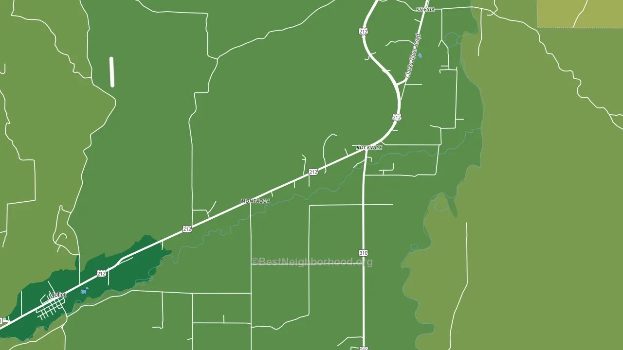 Rockvale, MT block-group voter-turnout map