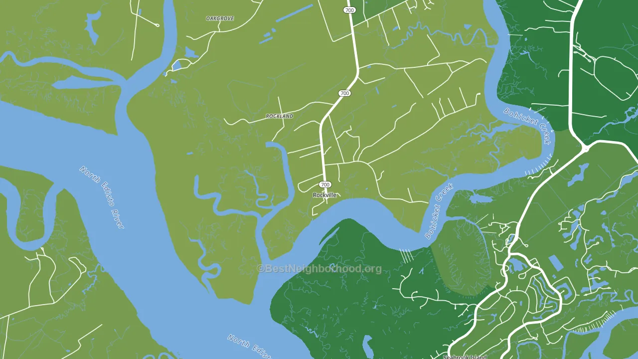 Rockville, SC block-group voter-turnout map
