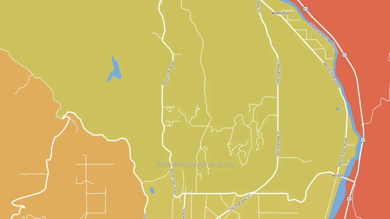 Rocky Butte, WA block-group voter-turnout map