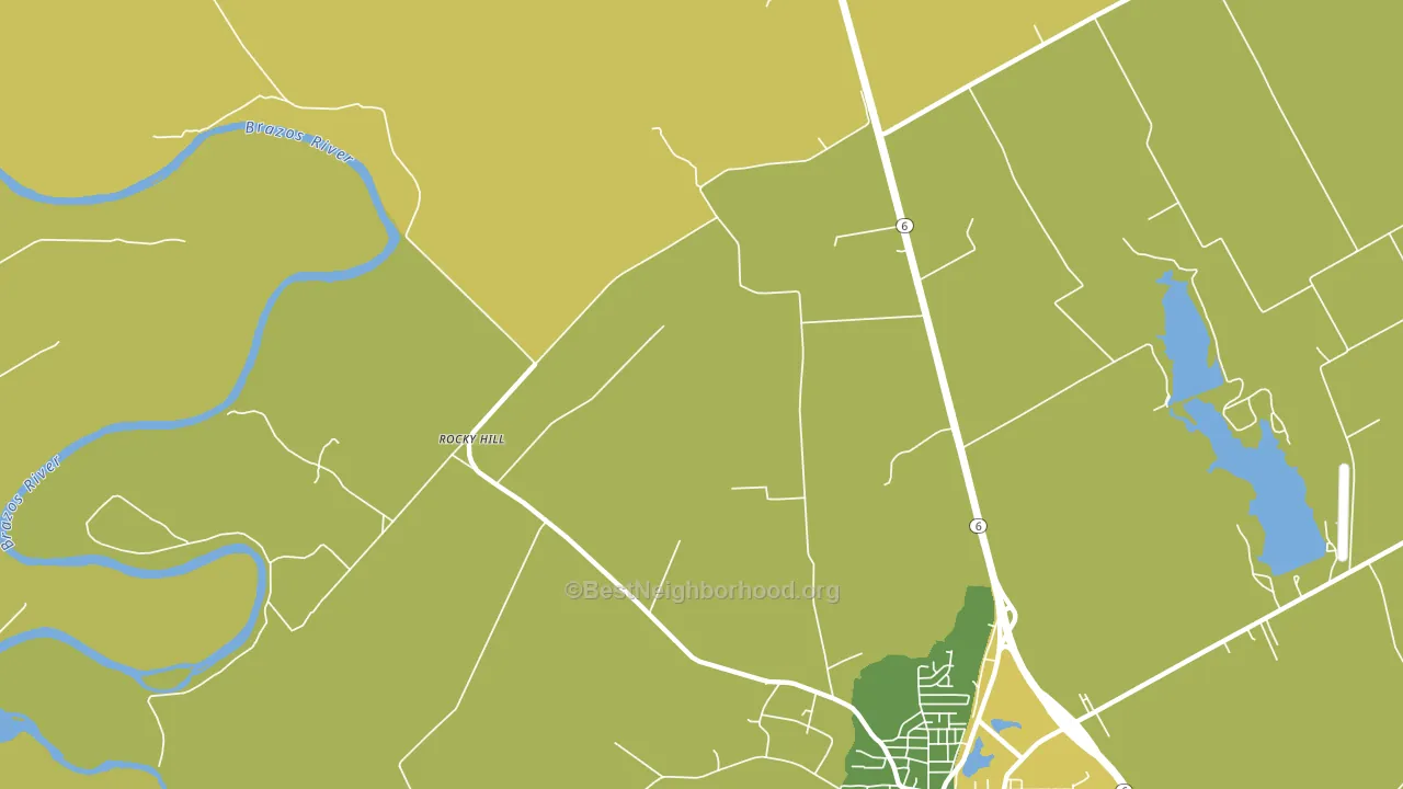 Rocky Hill, TX block-group voter-turnout map