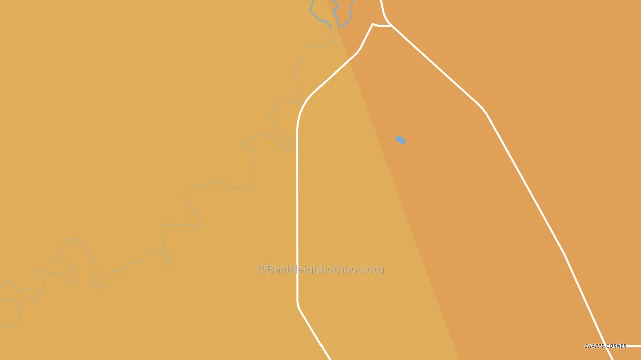 Rockyford, SD block-group voter-turnout map