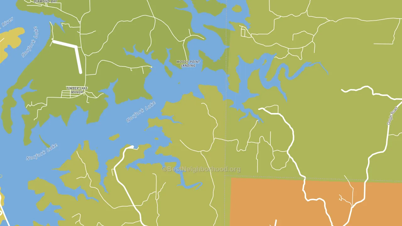 Rodney, AR block-group voter-turnout map