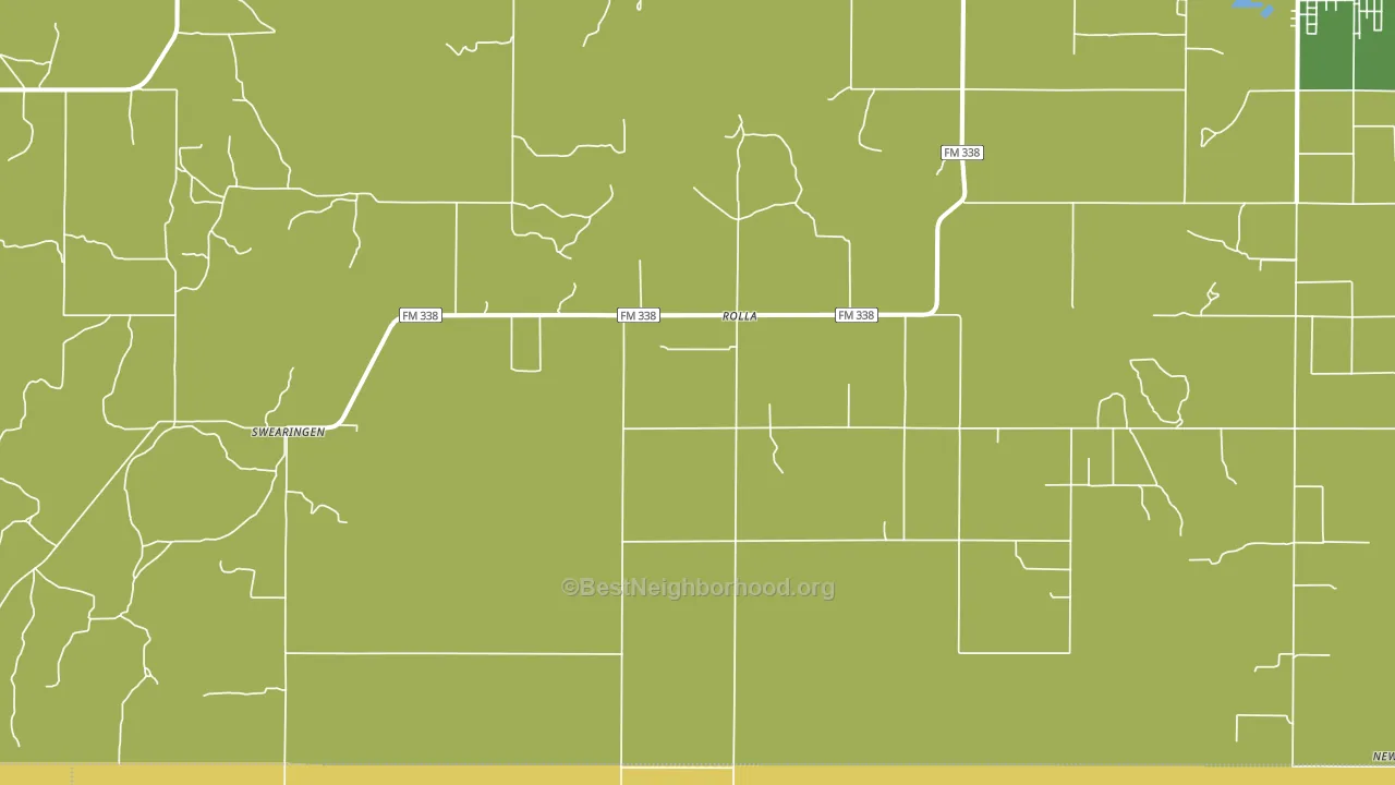 Rolla, TX block-group voter-turnout map