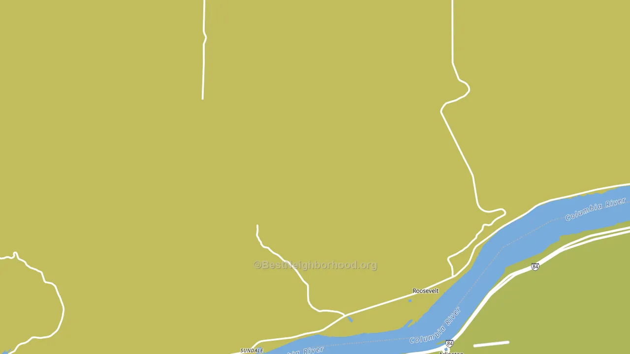 Roosevelt, WA block-group voter-turnout map