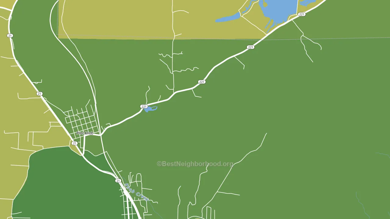 Roselle, MO block-group voter-turnout map