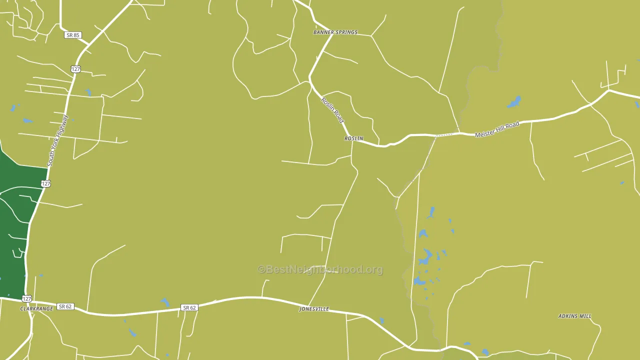 Roslin, TN block-group voter-turnout map