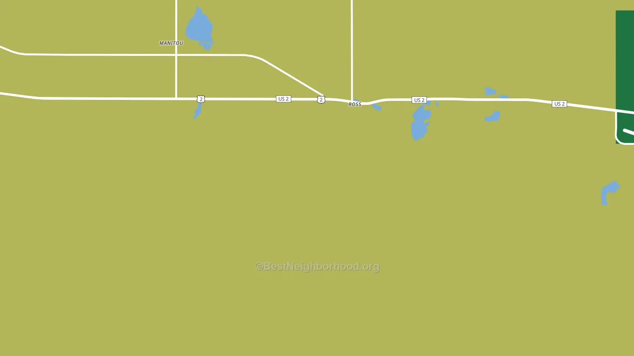 Ross, ND block-group voter-turnout map