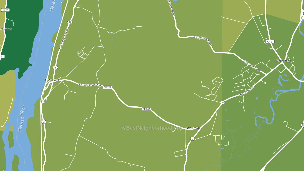Rossman, NY block-group voter-turnout map