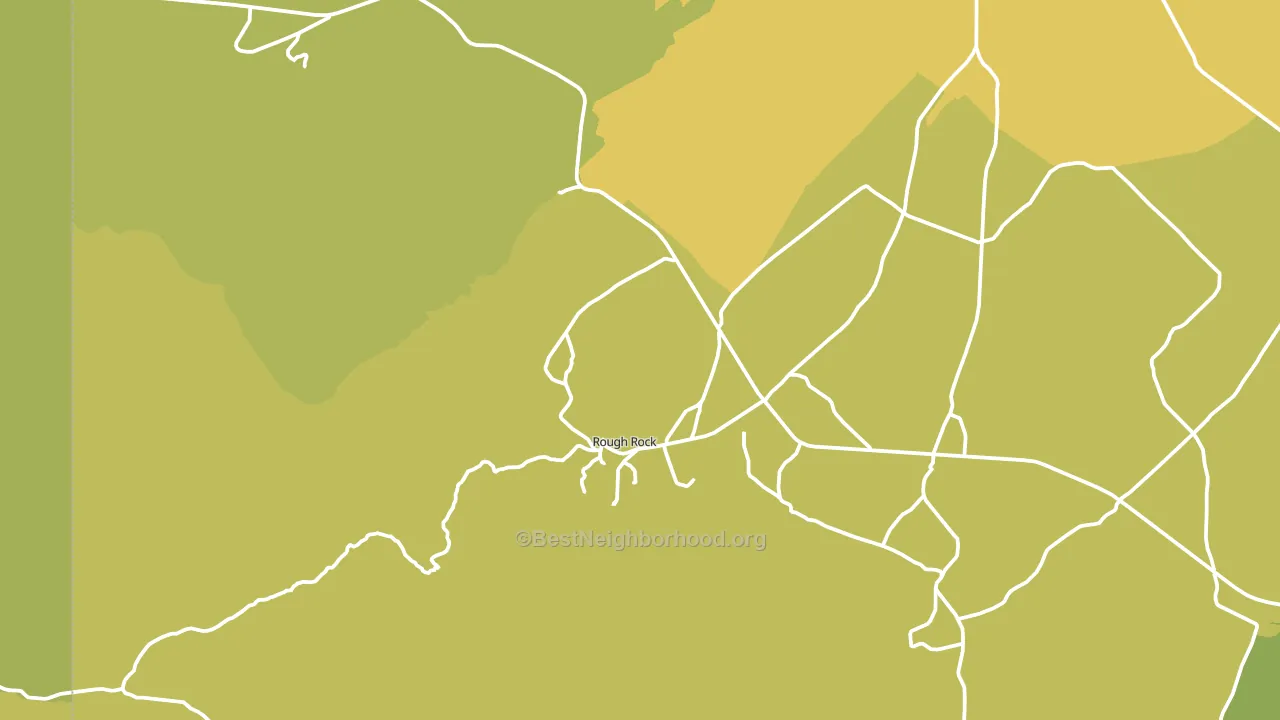 Rough Rock, AZ block-group voter-turnout map