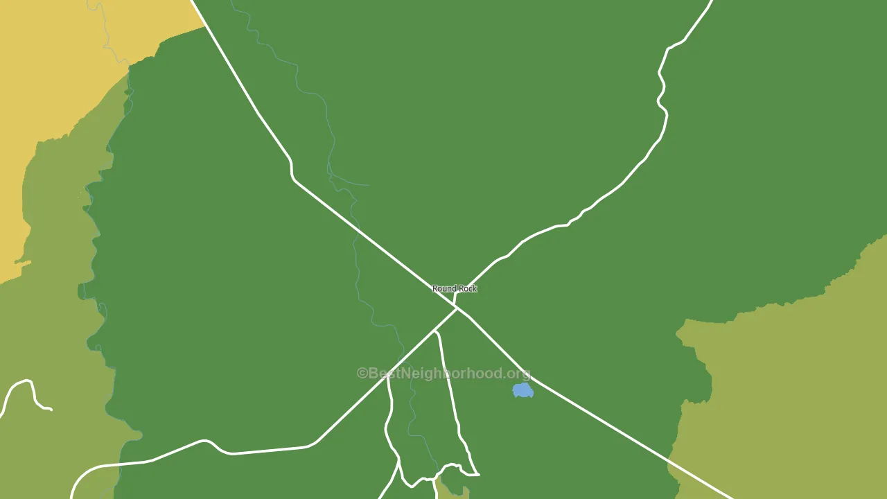 Round Rock, AZ block-group voter-turnout map