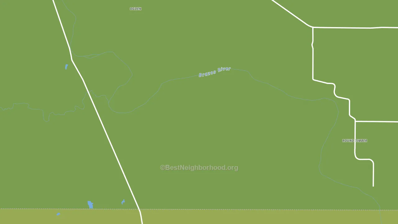 Round Timber, TX block-group voter-turnout map