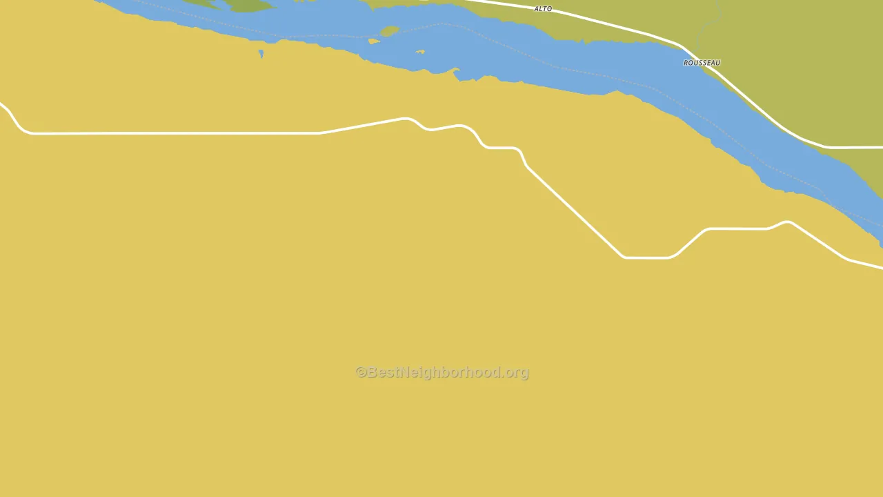 Rousseau, SD block-group voter-turnout map