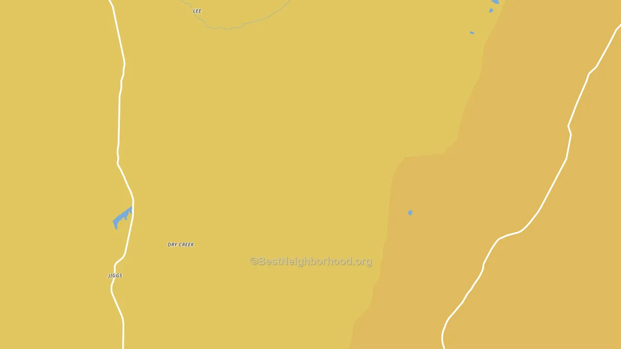 Ruby Valley, NV block-group voter-turnout map