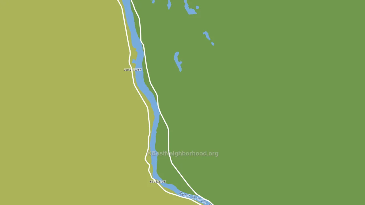 Ruby, WA block-group voter-turnout map