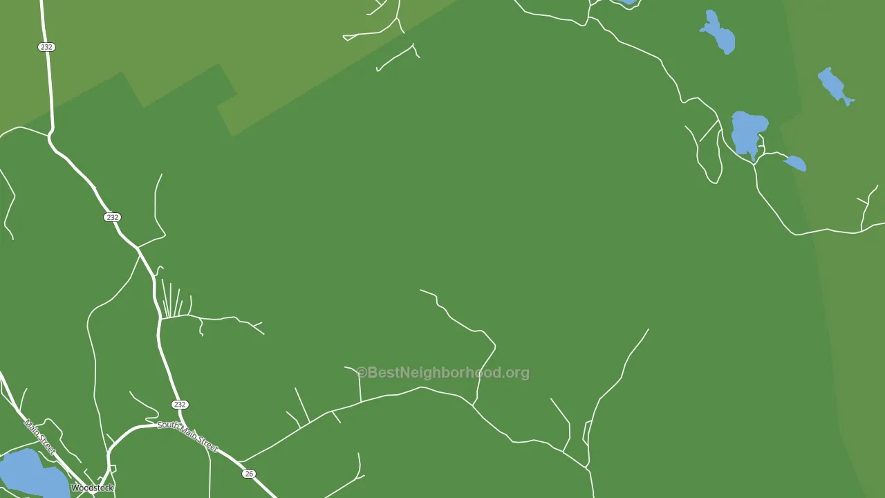 Rumford Corner, ME block-group voter-turnout map