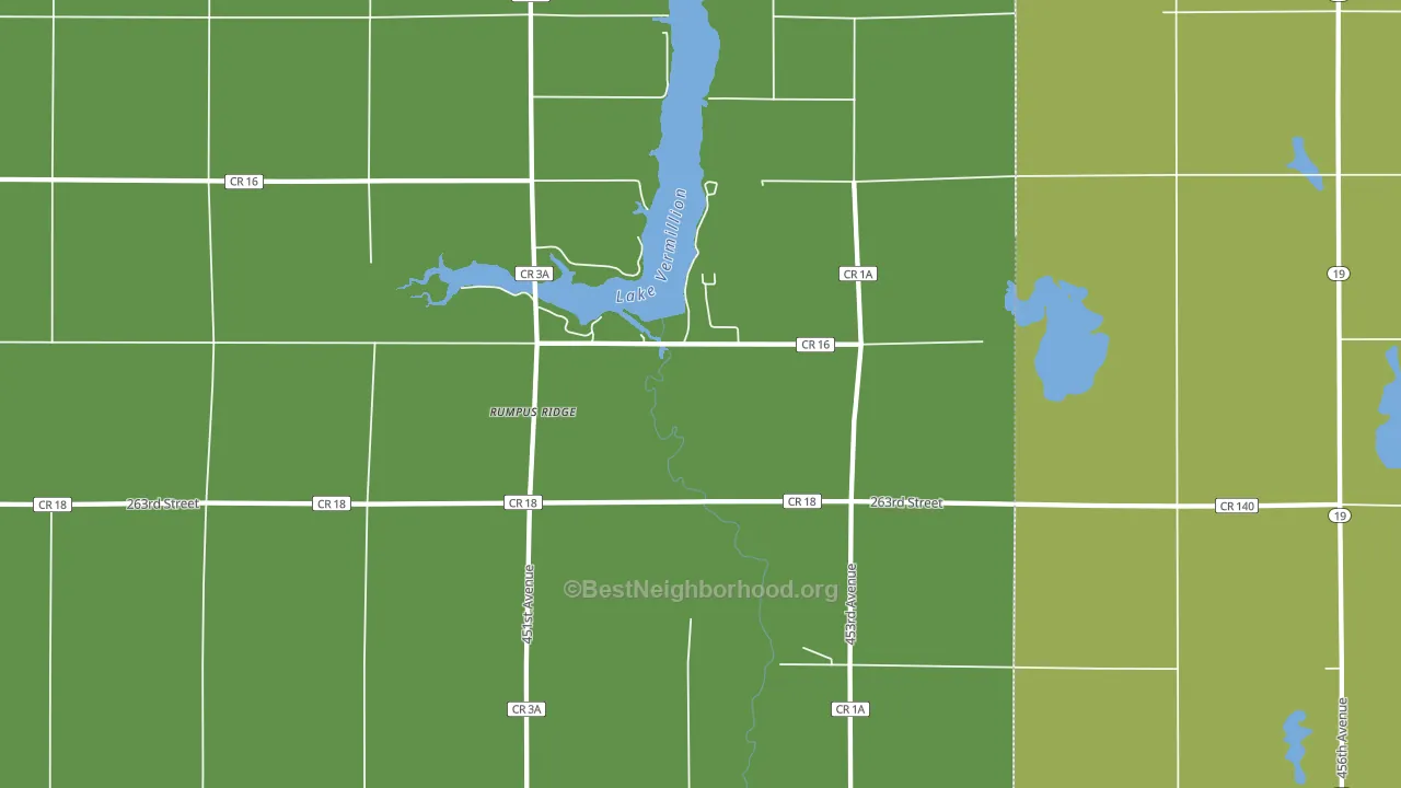 Rumpus Ridge, SD block-group voter-turnout map
