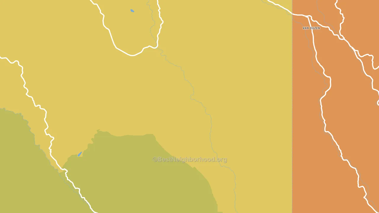 Ruth, CA block-group voter-turnout map