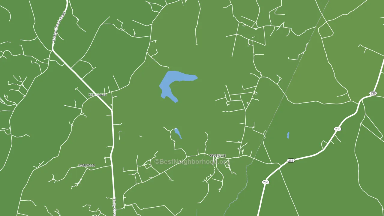 Ryceville, MD block-group voter-turnout map