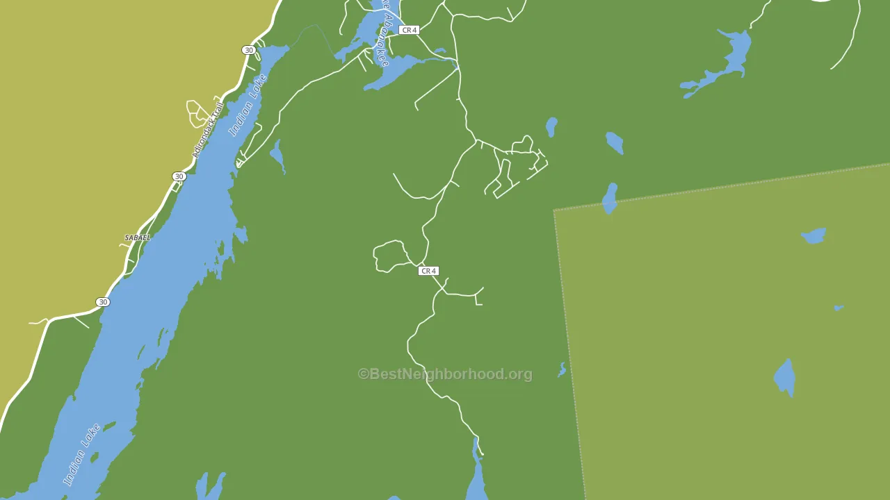Sabael, NY block-group voter-turnout map