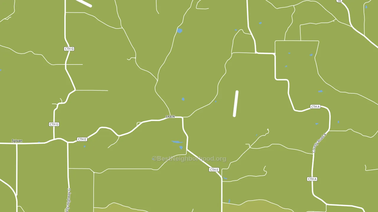 Sabin, WI block-group voter-turnout map