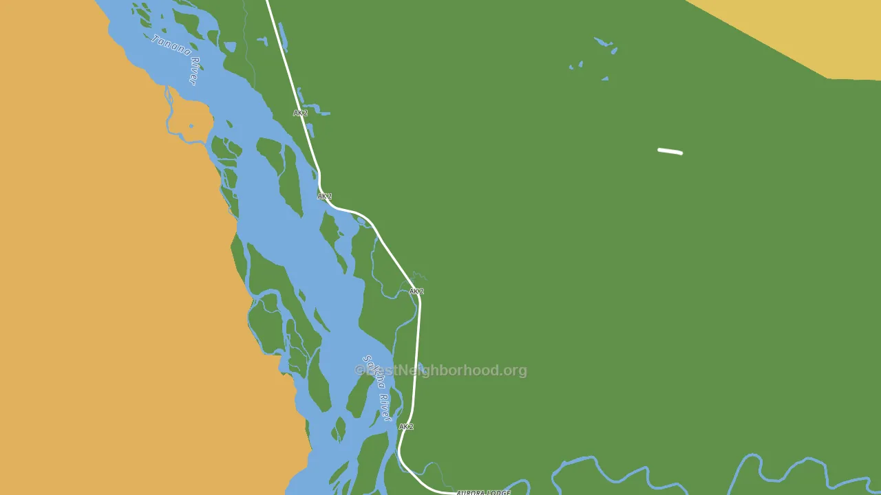 Salcha, AK block-group voter-turnout map