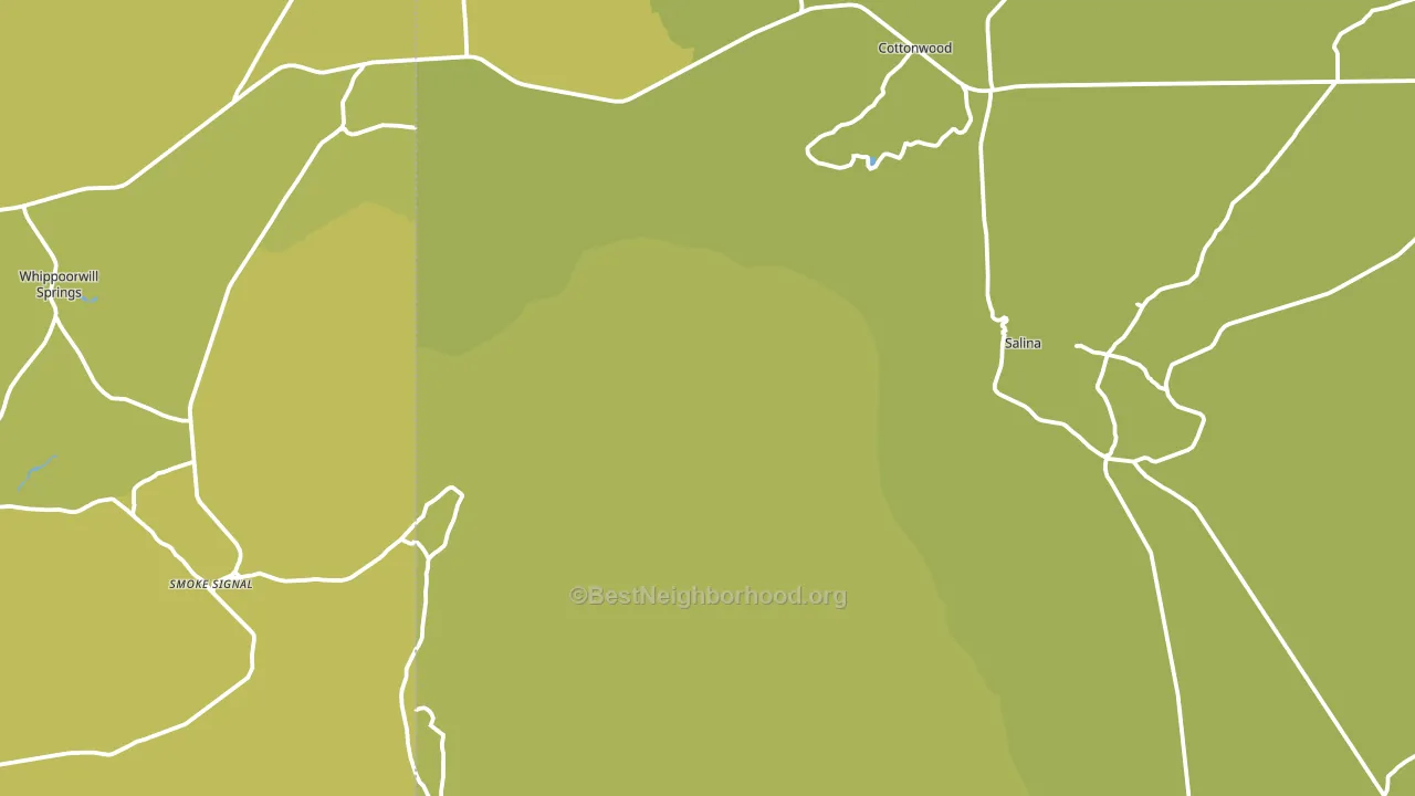 Salina, AZ block-group voter-turnout map