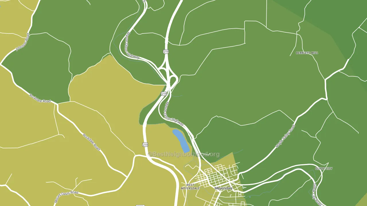 Salisbury Junction, PA block-group voter-turnout map