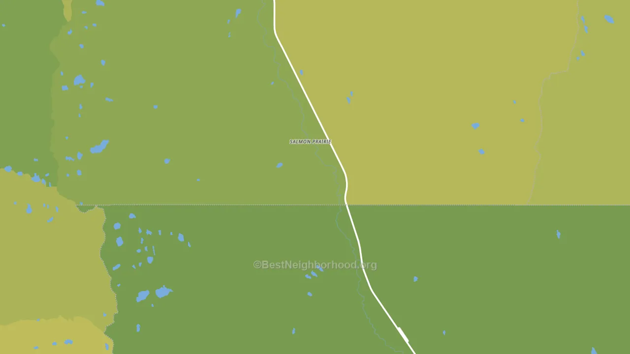 Salmon Prairie, MT block-group voter-turnout map