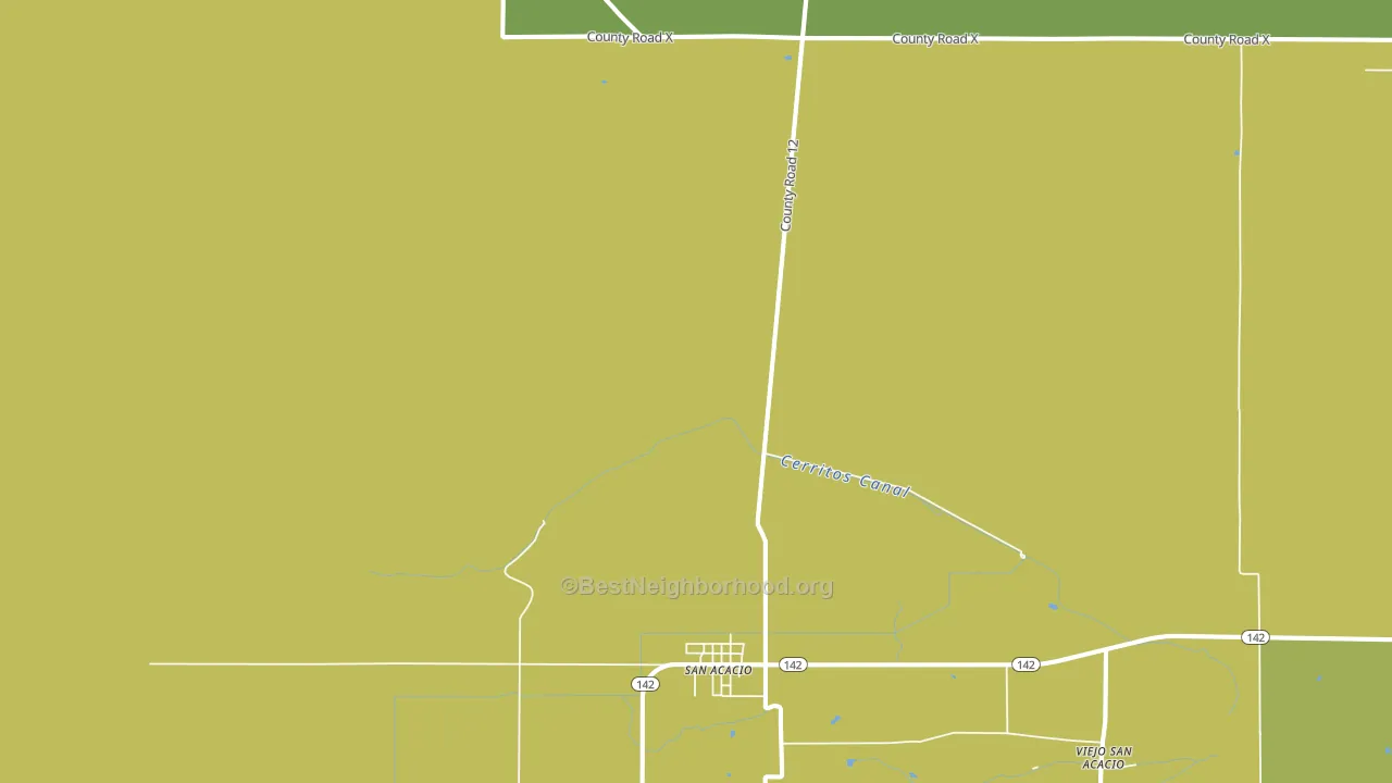 San Acacio, CO block-group voter-turnout map