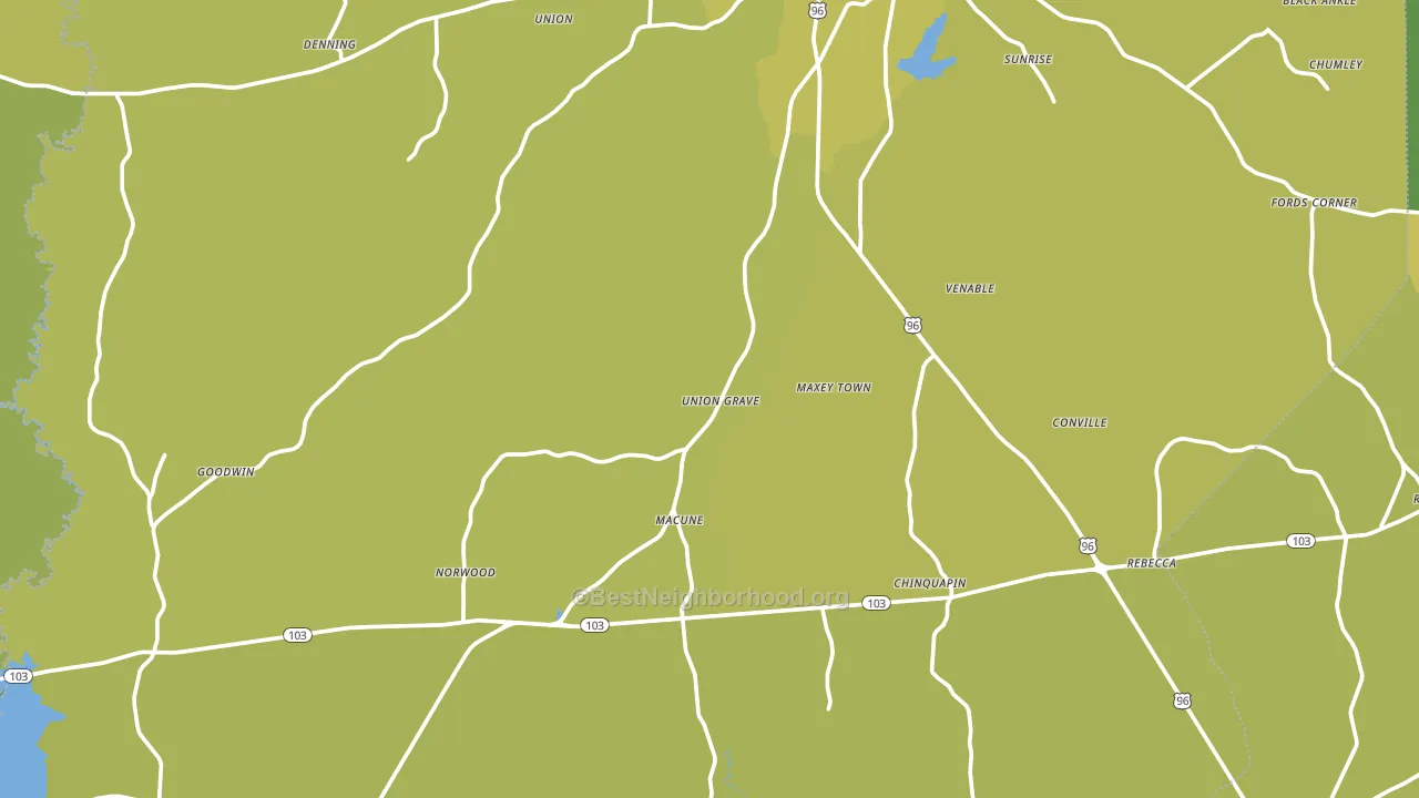 San Augustine County, TX block-group voter-turnout map