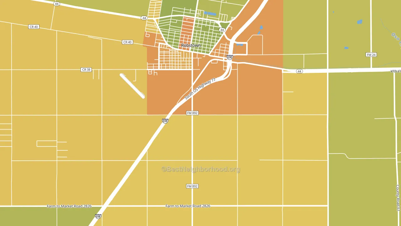 San Pedro, TX block-group voter-turnout map